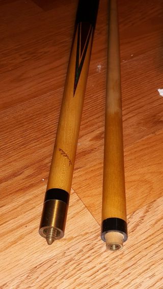 Brunswick antique,  vintage,  collectable Willie Hoppe pool cue 4
