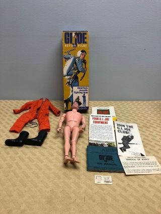 Vintage 1964 Gi Joe Action Pilot Hasbro & Accessories 7800