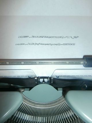 Vintage Hermes 3000 Portable Pica Typewriter With Case Switzerland 12