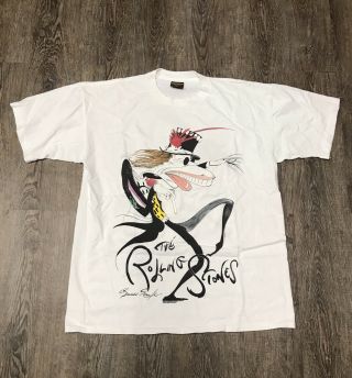 Vintage 1994 Rolling Stones Voodoo Lounge Tour (2 - Sided) T - Shirt Xl