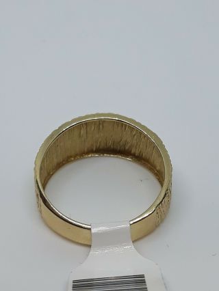 Unisex Vintage 14k Yellow Gold Band Ring,  Size 8.  5 Wedding,  Anniversary 5