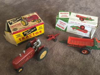 Massey Harris 44 Tractor Diecast Farm Toy Vintage Red Metal Tractor And Idea