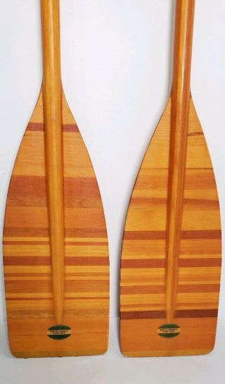 Vintage Nos Sawyer Wood Canoe Paddle - 60 " Long - Never In The Water