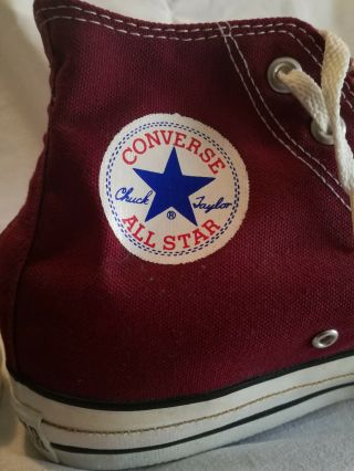 Converse All Star Made In Usa 9,  5 Vintage 80s Deadstock Chuck Taylor