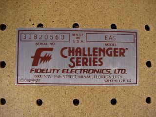 Vintage Fidelity Electronics Elite A/S Challenger EAS Chess Computer COMPLETE 4