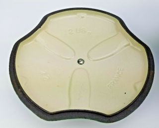 Le Creuset Rare Vintage Green Shamrock Cast Iron Casserole Dish w/ Lid 3