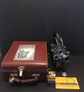 Vintage Rare Kern - Paillard Bolex H16,  Movie Camera Made In Switzerland W/len