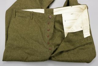 1935 US Army Melton Wool Service Trousers CCC National Recovery NRA Blue Eagle 4