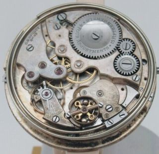 8 Days C.  B.  Baillot Swiss Minute Repeater Movement.  Great.  Rare