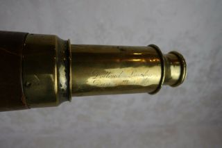 Antique Early 19th Century Dollond London Brass Telescope 23.  75 