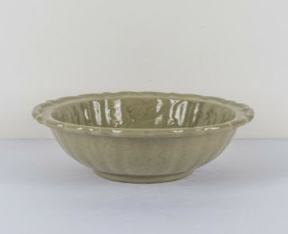 Korean Antique Lee Dynast Tea - Dust Glazed Porcelain Bowl/dish