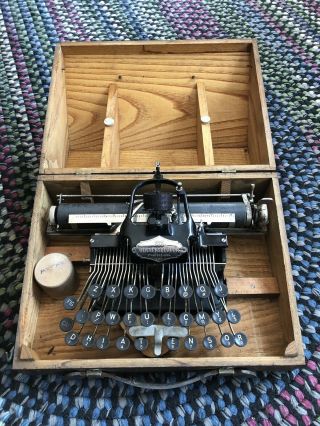 Rare Blickensderfer No.  5 Typewriter Antique Vtg