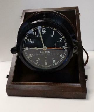 M.  Low U.  S.  Army Clock Message Center M2 - Dual Hour Hands - Chelsea Clone