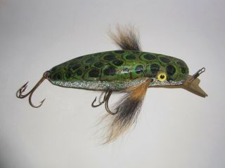 Very Scarce Michigan Spotted Diving Duck Fishing Lure / Bud Stewart