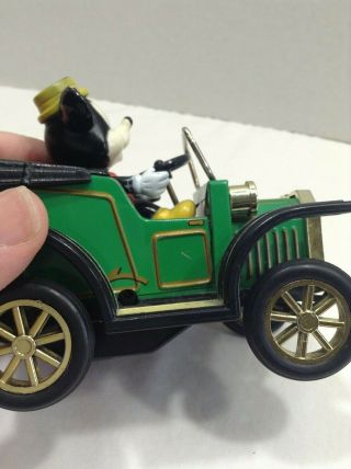 Vintage 1981 Masudaya Mickey Mouse Lever Action Toy Car 611 5