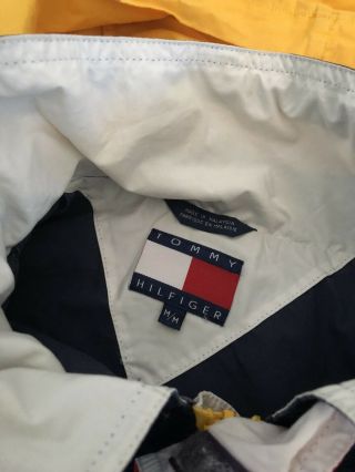 RARE Vintage 90’s Tommy Hilfiger Lotus F1 Racing Jacket Overcoat Men’s Size M 3