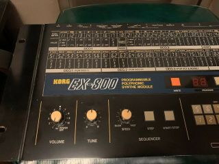 Vintage Korg EX - 800 EX800 Programmable Polyphonic Synth Module Early Serial 29 2