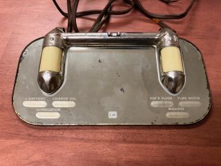 Vintage Gm Lighted Clip On Vanity Visor Service Mirror Chevy Bomba Rare