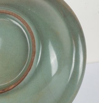 Chinese Antique/Vintage Celadon Glazed Dish 7