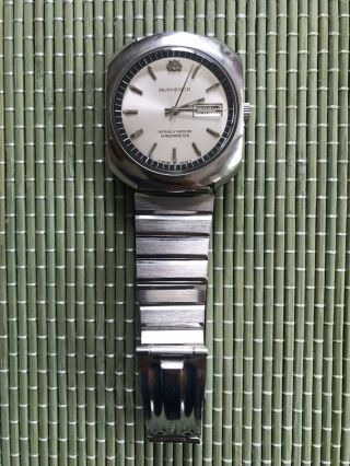 Vintage Bucherer Chronometer Mechanical Automatic Wrist Watch