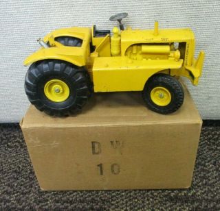 Vintage Reuhl Die Cast Caterpillar " Cat " No.  Dw 10 Tractor
