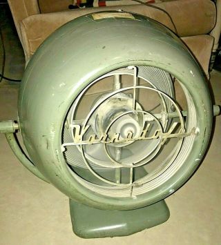 Vintage Vornado Fan,  Model 10d1 3 Speed,  Mid Century Industrial Bullet Atomic