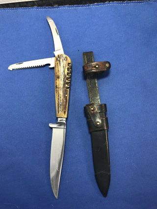 Vintage Rare Puma Werk Waidmesser Stag Hunting Knife 3591
