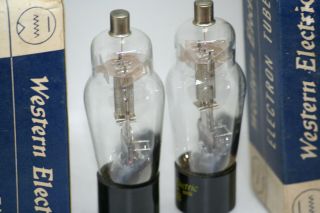 Western Electric WE 262B tube Mesh Matched Pair NOS NIB Valve vintage preamp 245 10