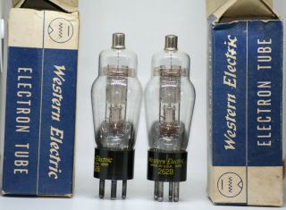 Western Electric WE 262B tube Mesh Matched Pair NOS NIB Valve vintage preamp 245 11