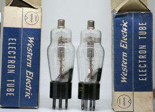 Western Electric WE 262B tube Mesh Matched Pair NOS NIB Valve vintage preamp 245 9