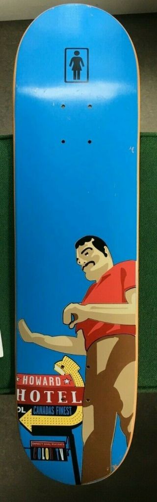 Girl Vintage Skateboard Deck - Rare Rick Howard 