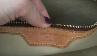 Authentic Vintage Louis Vuitton Shoulder Bag Brown Monogram 3
