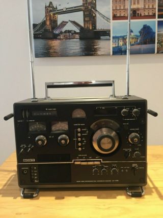 Sony CRF - 320 WORLD ZONE Communications Radio Receiver RARE 2