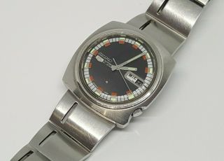 Seiko 5 Automatic 6119 7410 Day Date Japan Vintage Men`s Watch