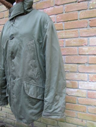 Vintage WWII Era US Army AIR FORCE B - 9 Parka Bomber Pilot Jacket,  SMALL 2
