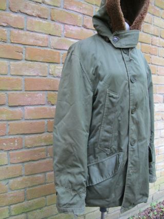 Vintage WWII Era US Army AIR FORCE B - 9 Parka Bomber Pilot Jacket,  SMALL 3