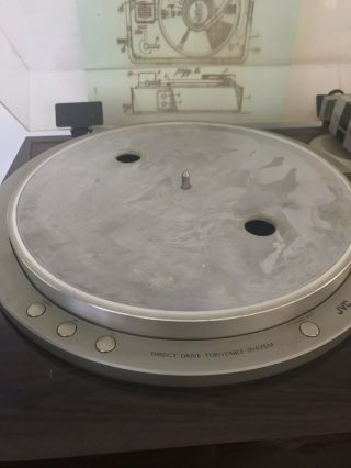 Jvc Ql - y55f Fully Automatic Turntable Shure V Rare Shape Grail TT 8