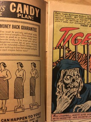 Vintage Haunted Thrills Comic Book Vol.  1,  No.  18,  November 1954 Grade 4.  0 5