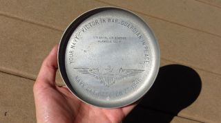 Ww2 Usn Us Naval Air Station Alameda Souvenir Aluminum Coin Ash Tray