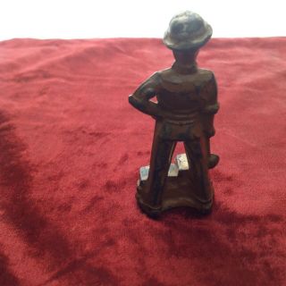 Barclay Manoil Diecast Figure Soldier WWI,  Cook With Ladle Made in USA Lead Toys 2