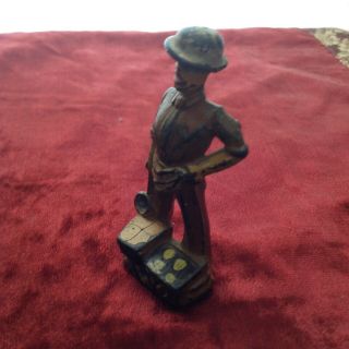 Barclay Manoil Diecast Figure Soldier WWI,  Cook With Ladle Made in USA Lead Toys 3