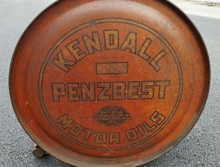 Vintage Kendall Motor Oil Penzbest 100 Pure Pennsylvania 5 Gallon Rocker Can 3