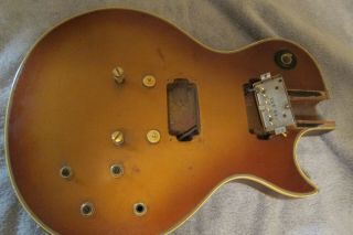 Vintage Gibson Les Paul Custom Body Humbucker & Pots.  Parts Only