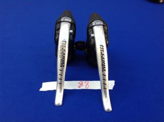 Vintage Campagnolo Record Titanium 9 Speed Carbon Shifters In Conditi