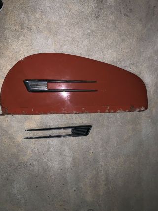 Vintage Buick Fender Skirt With Two Spears 1940 1941