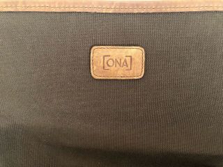 ONA Prince Street camera messenger bag in antique cognac Italian leather 8