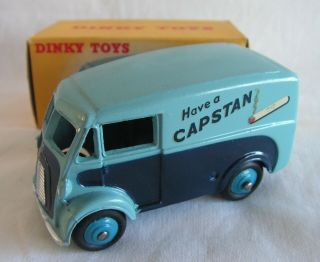Vintage 1959 Dinky Toys 465 Morris Commercial Van " Capstan " Nmib Example