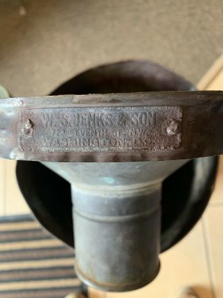 Brass & Copper Vintage United States Weather Bureau Rain Gauge W.  S.  Jenks 5