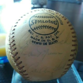 Rare 1974 Thurman Munson And Fisk All Star Baseball Signed Jsa Very Rare