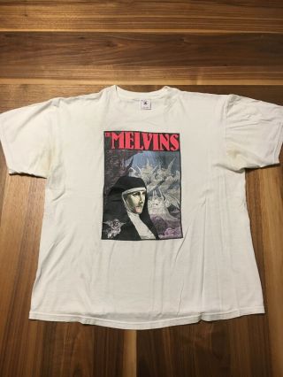 Vintage Melvins Bleeding Nun Frank Kozik T - Shirt Size Xl King Buzzo Big Business